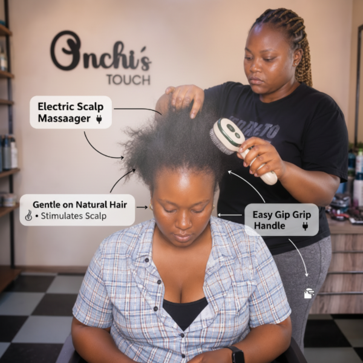 Givéra HydraTouch™ Electric Spray Hair Brush