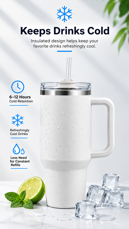 GIVÉRA™ HydraFlow 1200ml Insulated Tumbler