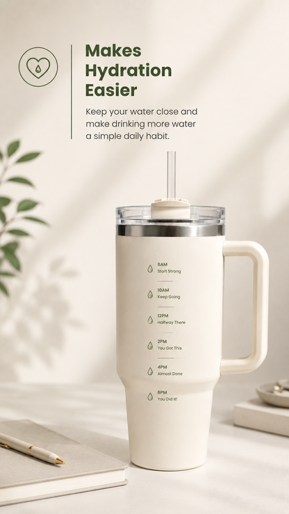 GIVÉRA™ HydraFlow 1200ml Insulated Tumbler