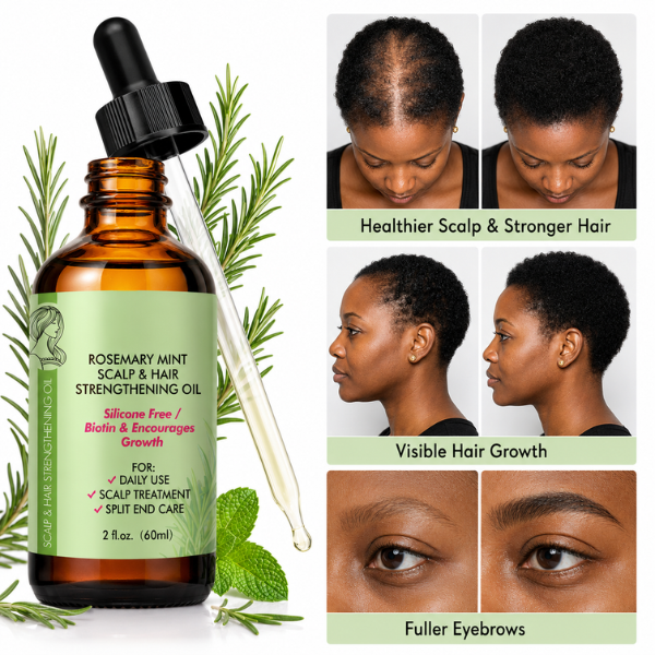 Givéra Rosemary Mint Oil™ – Root Nourishing Hair & Scalp Elixir
