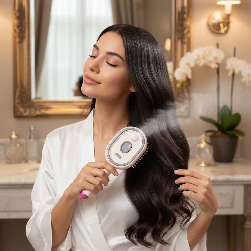 Givéra HydraTouch™ Electric Spray Hair Brush